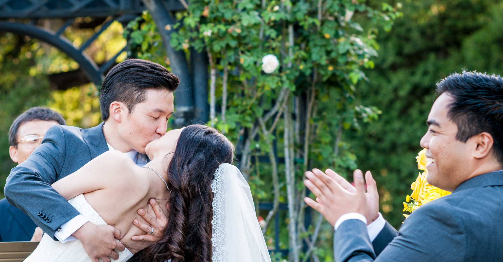Angie & James’ Descanso Gardens Wedding featured slider image